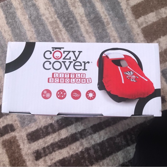 Cozy Cover Little Scholars Infant Carrier Cover New Color Red - Picture 4 of 7